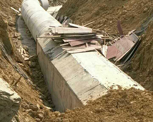 水泥管安装